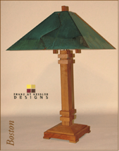  Boston Mission, Contemporary  Modern Wood Lamp